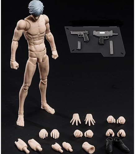 Amazon.co.jp: VTOYS x BMS ONE[ワン] VB002 ホワイトスキン 1/12